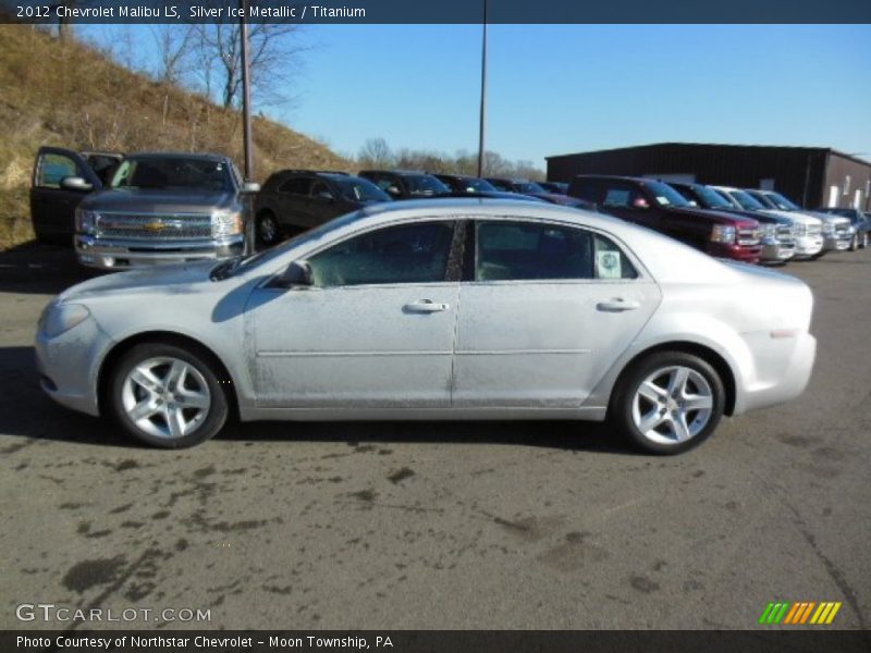 Silver Ice Metallic / Titanium 2012 Chevrolet Malibu LS