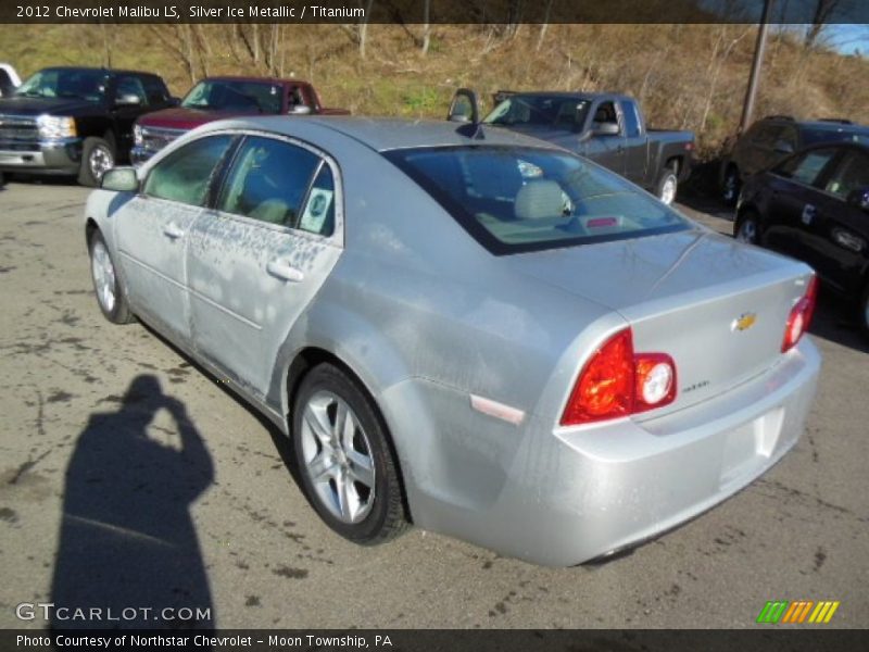 Silver Ice Metallic / Titanium 2012 Chevrolet Malibu LS