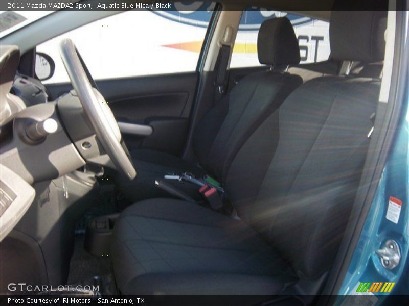 Aquatic Blue Mica / Black 2011 Mazda MAZDA2 Sport
