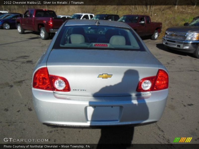 Silver Ice Metallic / Titanium 2012 Chevrolet Malibu LS