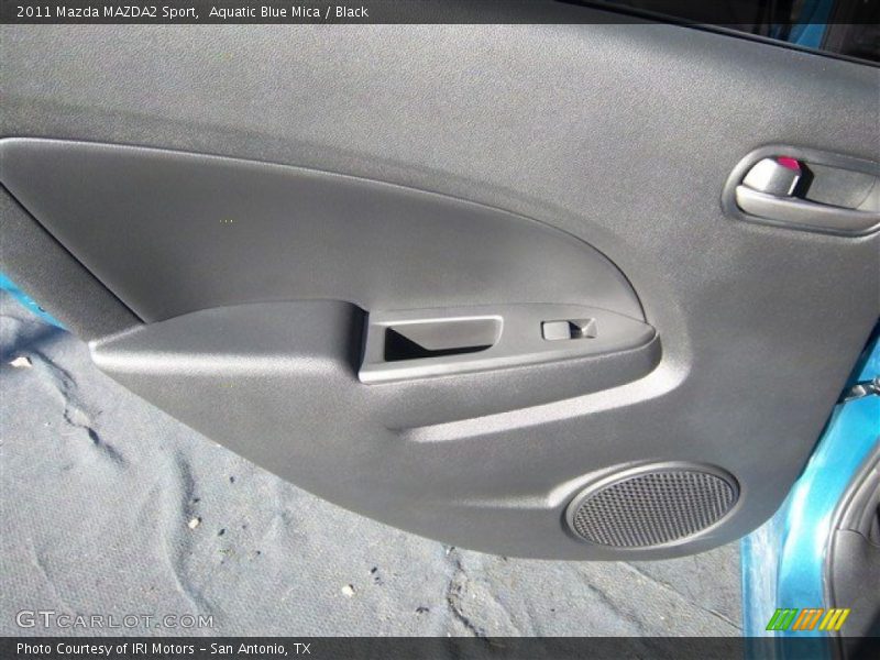 Aquatic Blue Mica / Black 2011 Mazda MAZDA2 Sport