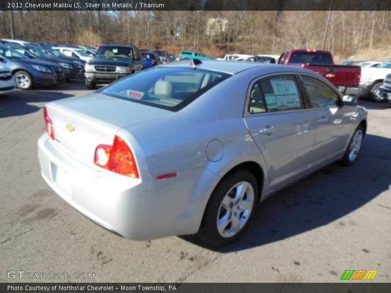 Silver Ice Metallic / Titanium 2012 Chevrolet Malibu LS