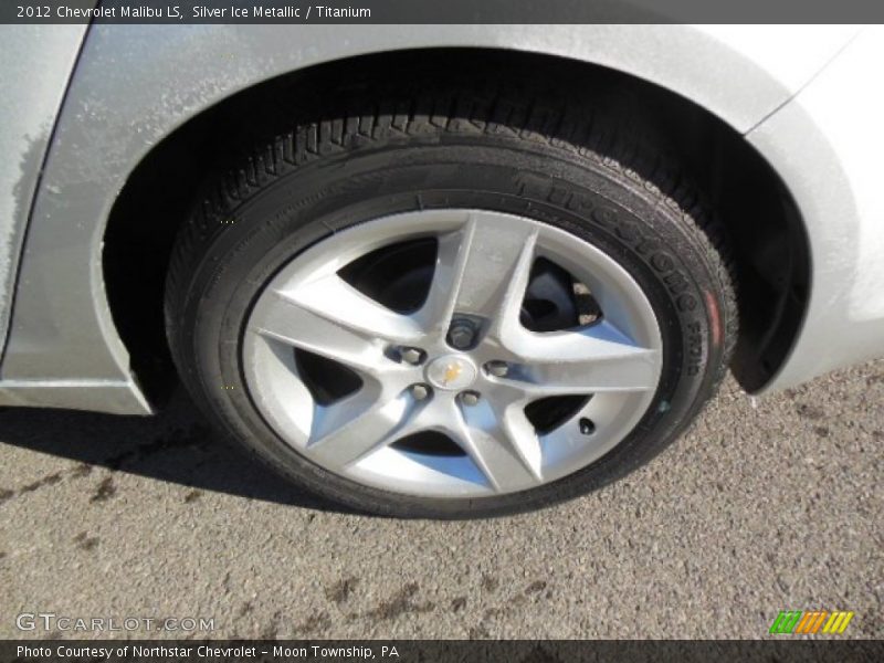 Silver Ice Metallic / Titanium 2012 Chevrolet Malibu LS