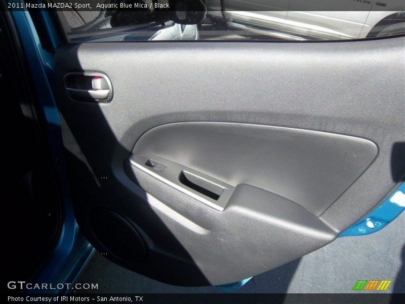 Aquatic Blue Mica / Black 2011 Mazda MAZDA2 Sport