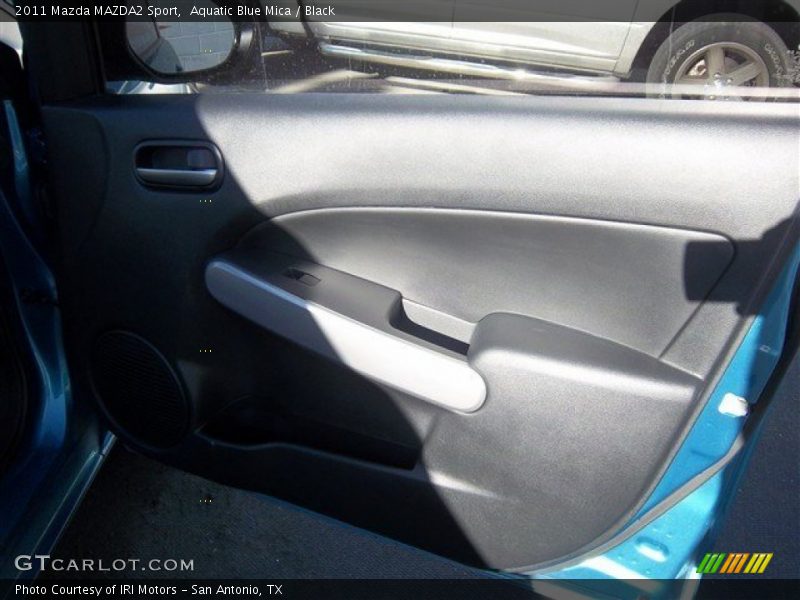 Aquatic Blue Mica / Black 2011 Mazda MAZDA2 Sport