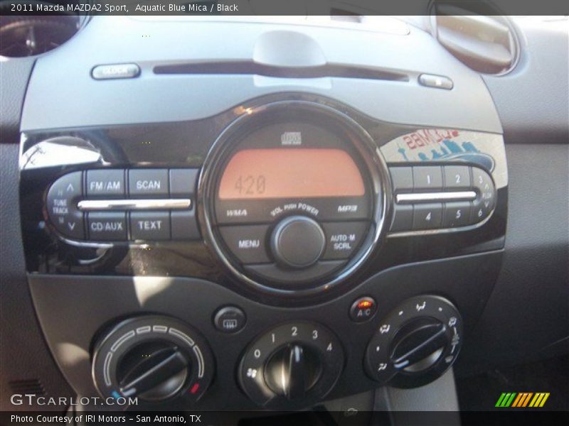 Aquatic Blue Mica / Black 2011 Mazda MAZDA2 Sport