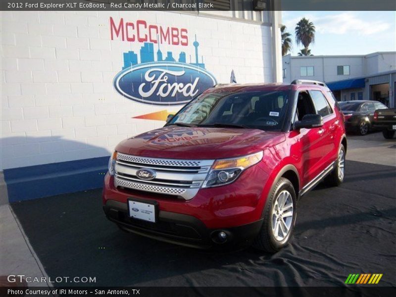 Red Candy Metallic / Charcoal Black 2012 Ford Explorer XLT EcoBoost