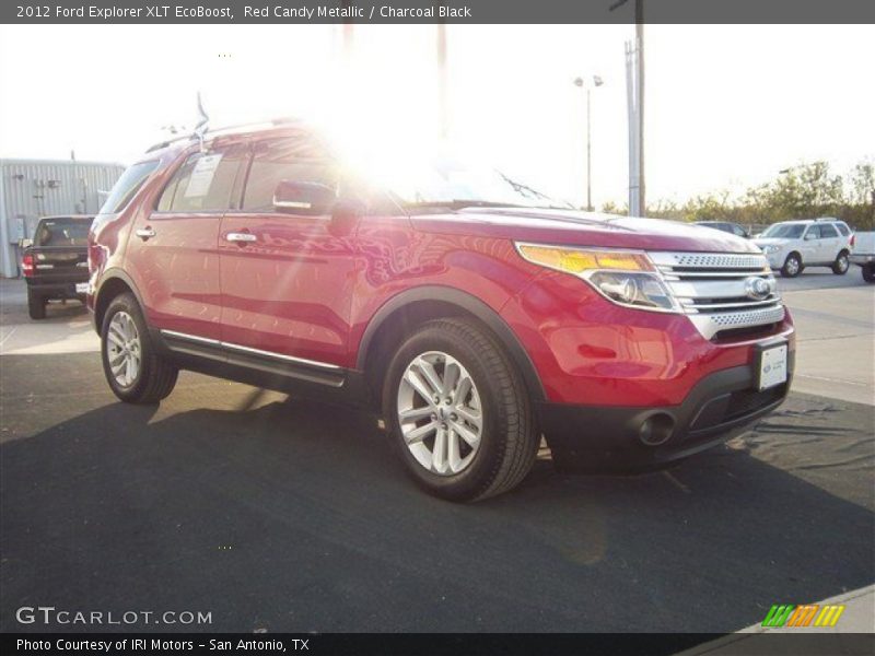 Red Candy Metallic / Charcoal Black 2012 Ford Explorer XLT EcoBoost