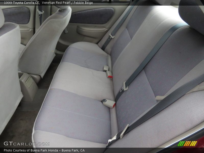 Venetian Red Pearl / Pebble Beige 1999 Toyota Corolla CE
