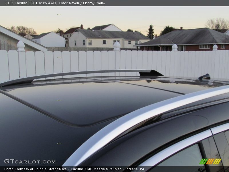 Black Raven / Ebony/Ebony 2012 Cadillac SRX Luxury AWD
