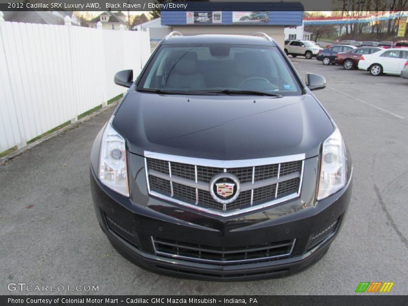 Black Raven / Ebony/Ebony 2012 Cadillac SRX Luxury AWD