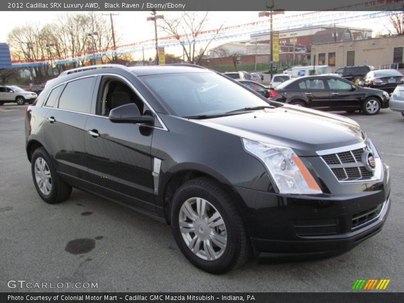 Black Raven / Ebony/Ebony 2012 Cadillac SRX Luxury AWD