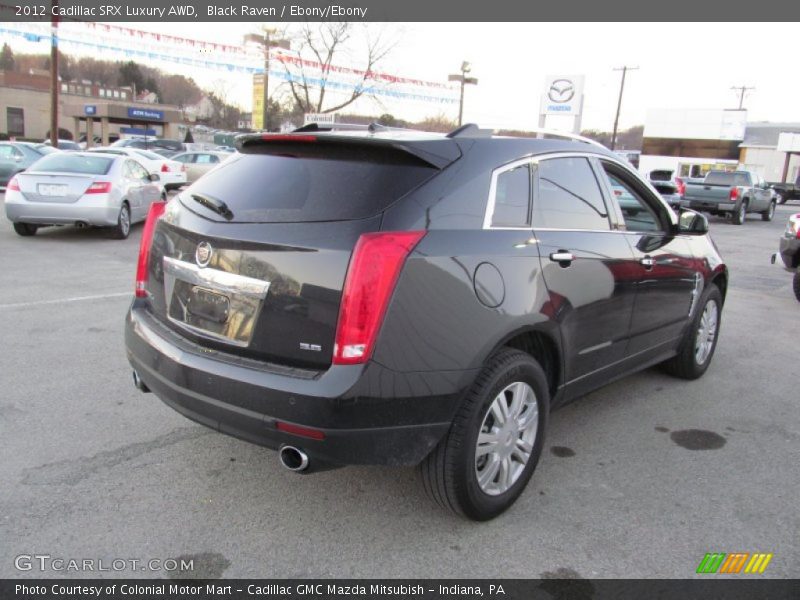 Black Raven / Ebony/Ebony 2012 Cadillac SRX Luxury AWD
