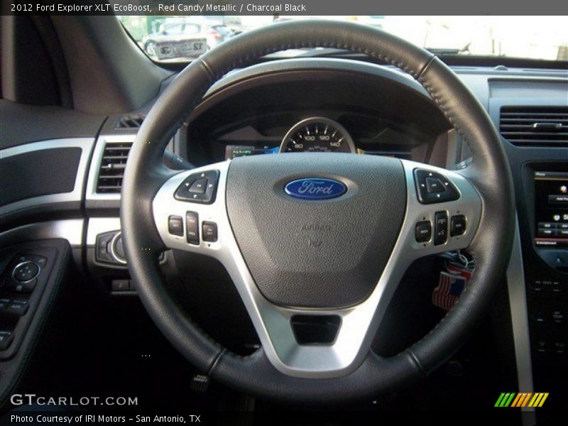 Red Candy Metallic / Charcoal Black 2012 Ford Explorer XLT EcoBoost