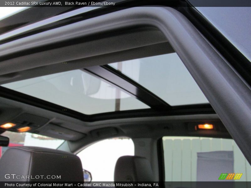 Black Raven / Ebony/Ebony 2012 Cadillac SRX Luxury AWD