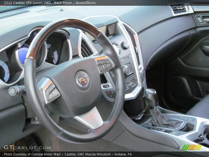 Black Raven / Ebony/Ebony 2012 Cadillac SRX Luxury AWD
