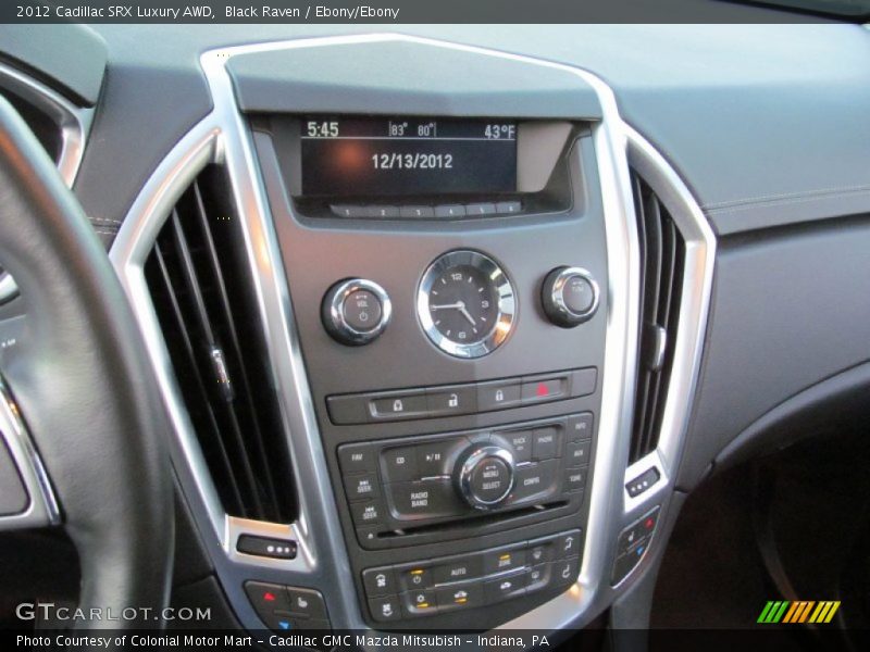 Black Raven / Ebony/Ebony 2012 Cadillac SRX Luxury AWD