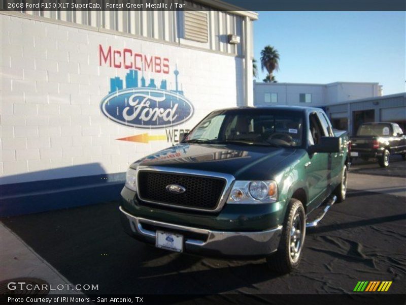 Forest Green Metallic / Tan 2008 Ford F150 XLT SuperCab