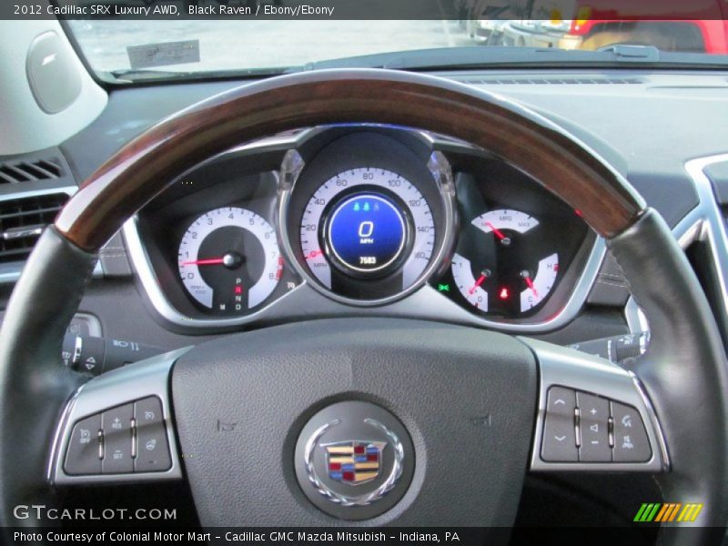 Black Raven / Ebony/Ebony 2012 Cadillac SRX Luxury AWD