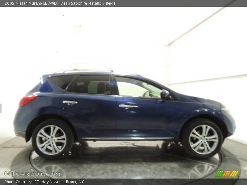 Deep Sapphire Metallic / Beige 2009 Nissan Murano LE AWD
