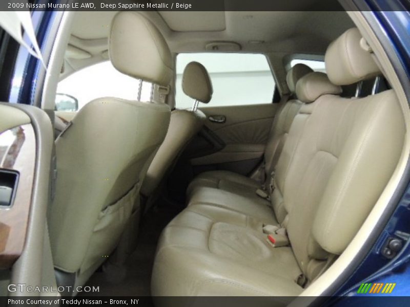 Deep Sapphire Metallic / Beige 2009 Nissan Murano LE AWD