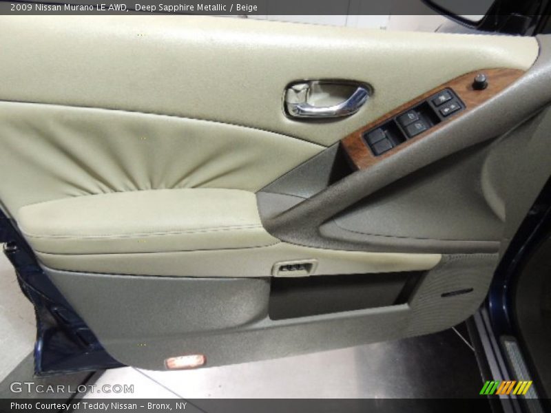 Deep Sapphire Metallic / Beige 2009 Nissan Murano LE AWD