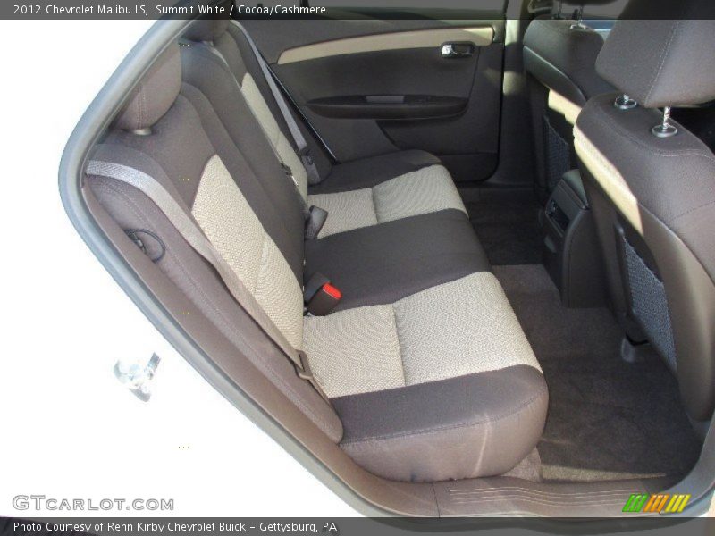 Summit White / Cocoa/Cashmere 2012 Chevrolet Malibu LS