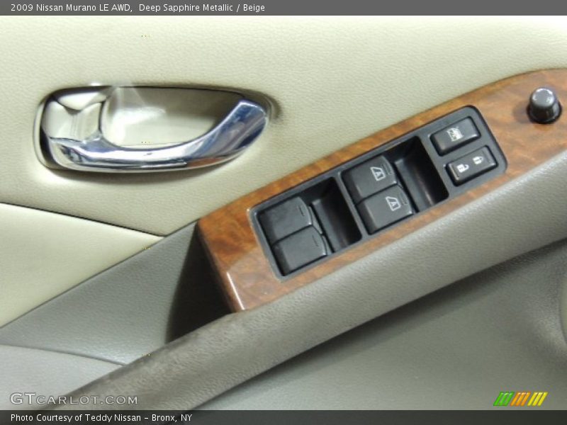 Deep Sapphire Metallic / Beige 2009 Nissan Murano LE AWD