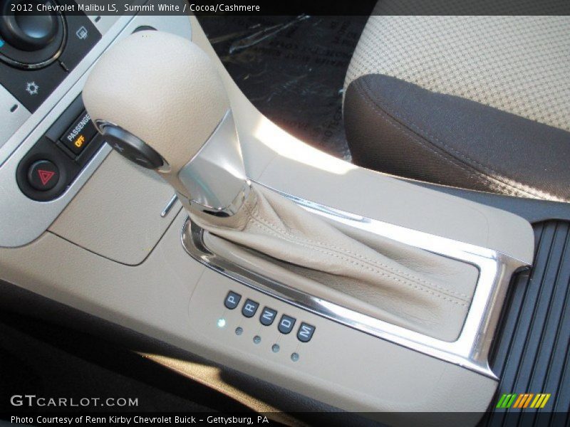 Summit White / Cocoa/Cashmere 2012 Chevrolet Malibu LS