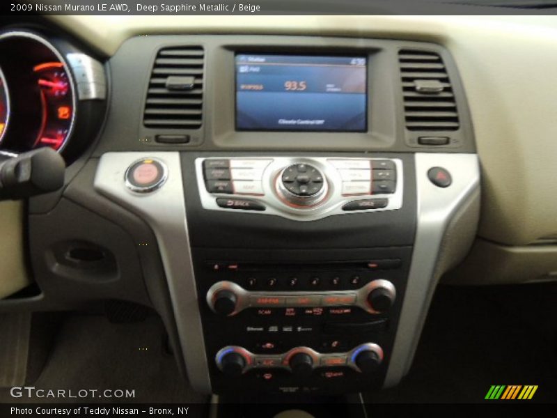 Deep Sapphire Metallic / Beige 2009 Nissan Murano LE AWD
