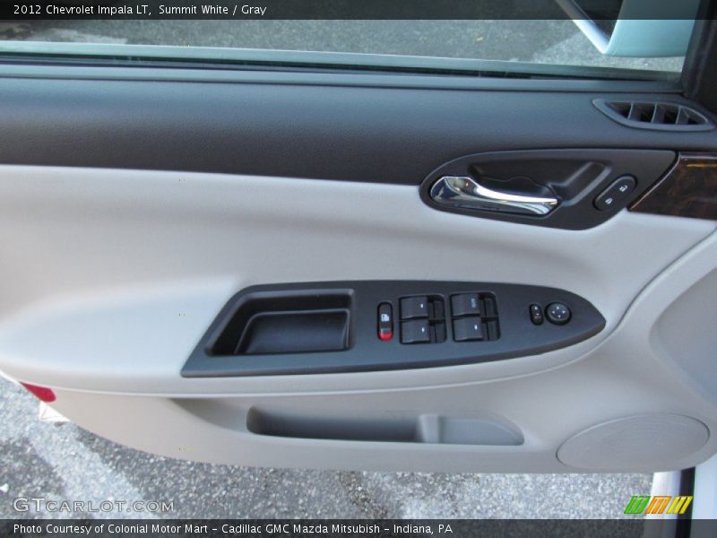 Summit White / Gray 2012 Chevrolet Impala LT