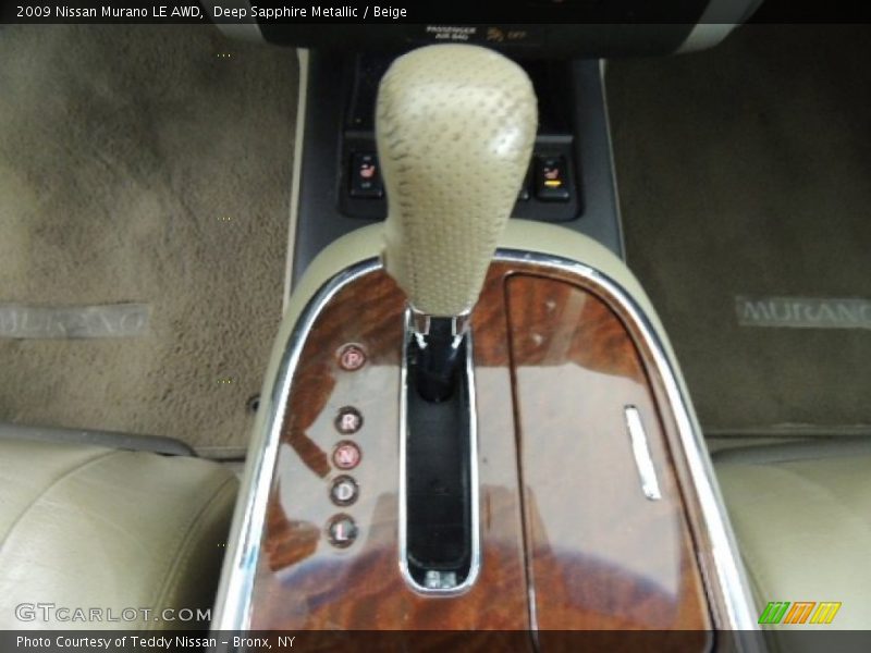 Deep Sapphire Metallic / Beige 2009 Nissan Murano LE AWD