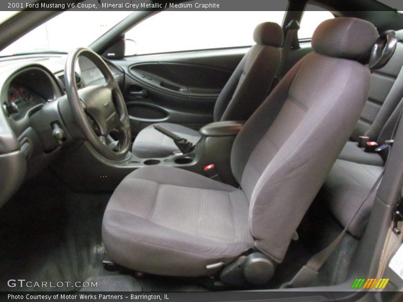 Front Seat of 2001 Mustang V6 Coupe