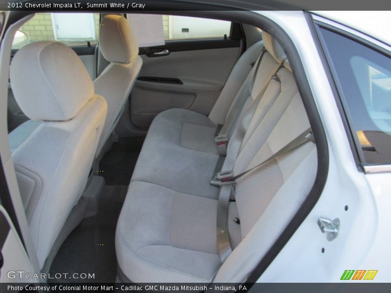 Rear Seat of 2012 Impala LT