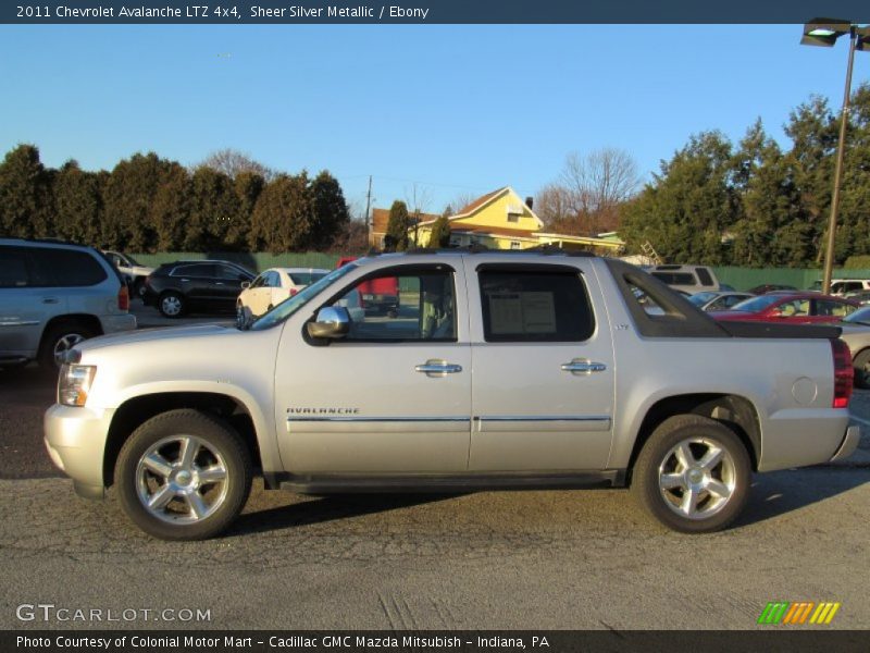 Sheer Silver Metallic / Ebony 2011 Chevrolet Avalanche LTZ 4x4