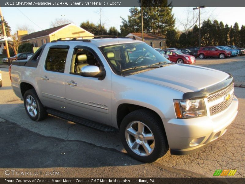 Sheer Silver Metallic / Ebony 2011 Chevrolet Avalanche LTZ 4x4