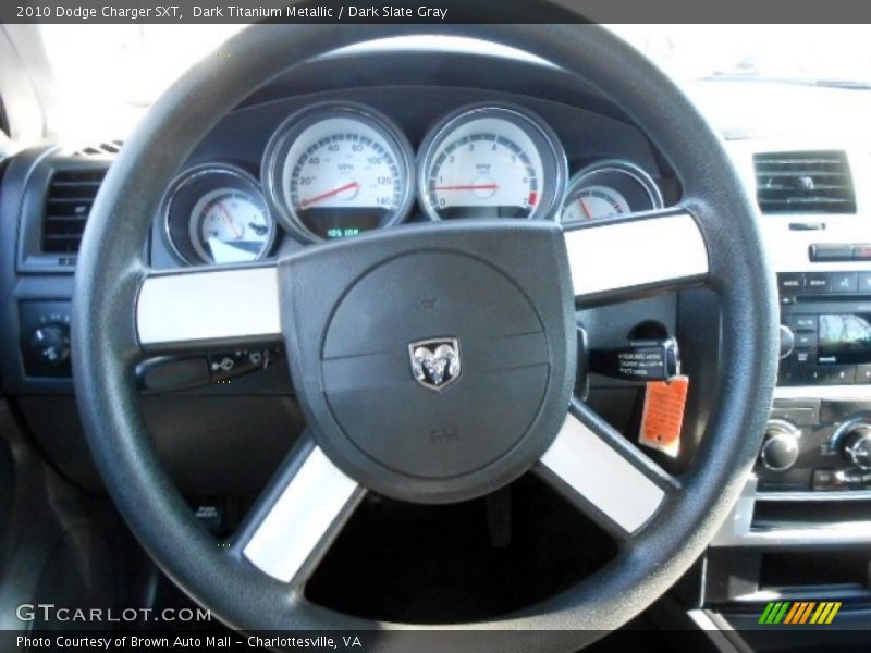 Dark Titanium Metallic / Dark Slate Gray 2010 Dodge Charger SXT