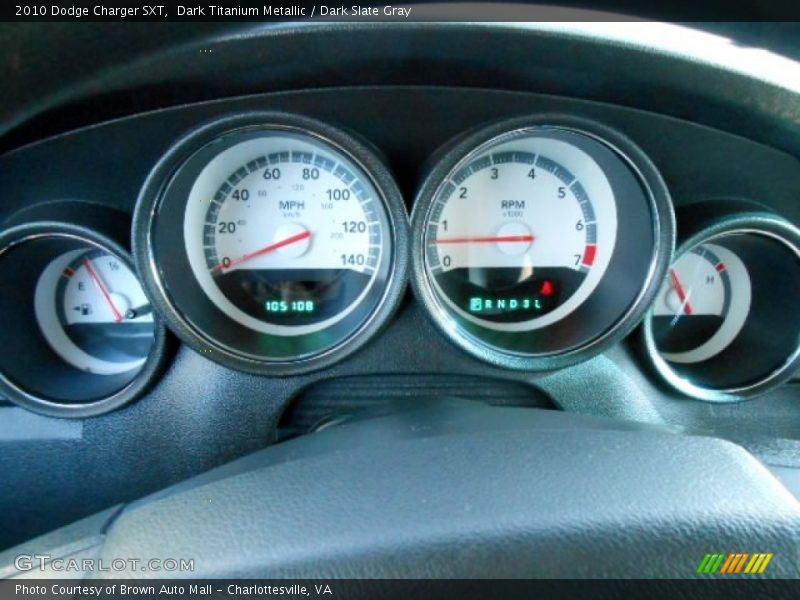 Dark Titanium Metallic / Dark Slate Gray 2010 Dodge Charger SXT