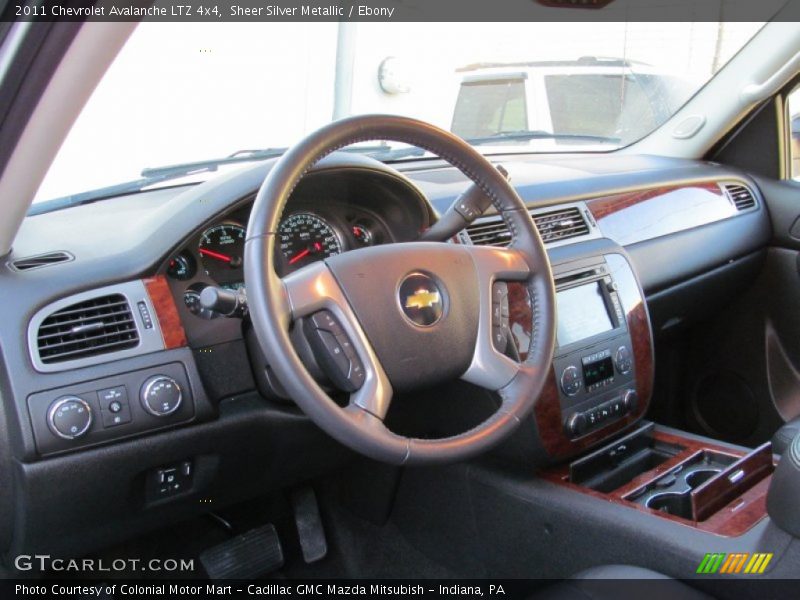 Sheer Silver Metallic / Ebony 2011 Chevrolet Avalanche LTZ 4x4