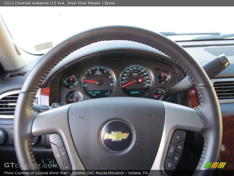 Sheer Silver Metallic / Ebony 2011 Chevrolet Avalanche LTZ 4x4