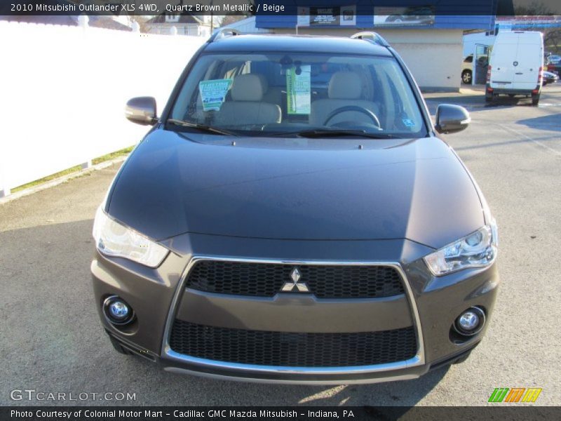 Quartz Brown Metallic / Beige 2010 Mitsubishi Outlander XLS 4WD