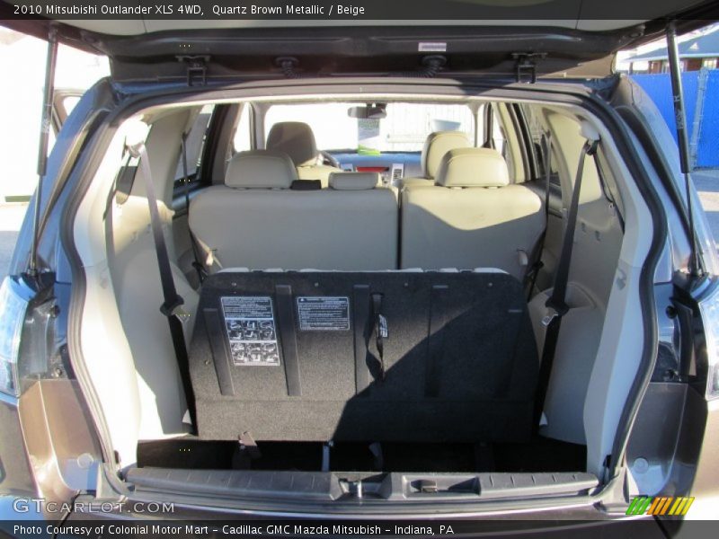 Quartz Brown Metallic / Beige 2010 Mitsubishi Outlander XLS 4WD