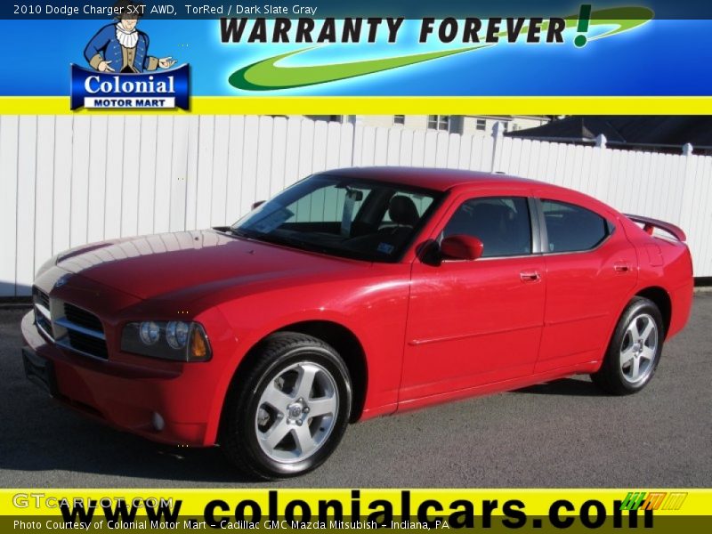 TorRed / Dark Slate Gray 2010 Dodge Charger SXT AWD