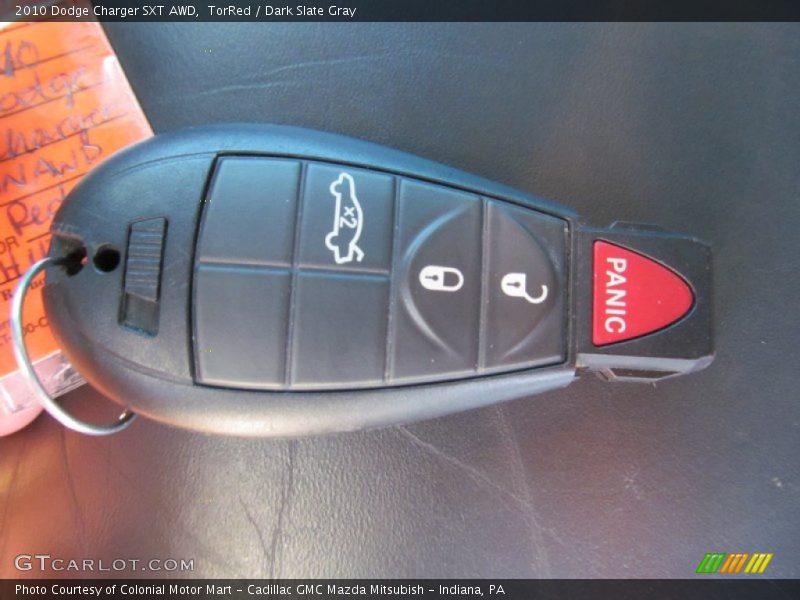 Keys of 2010 Charger SXT AWD