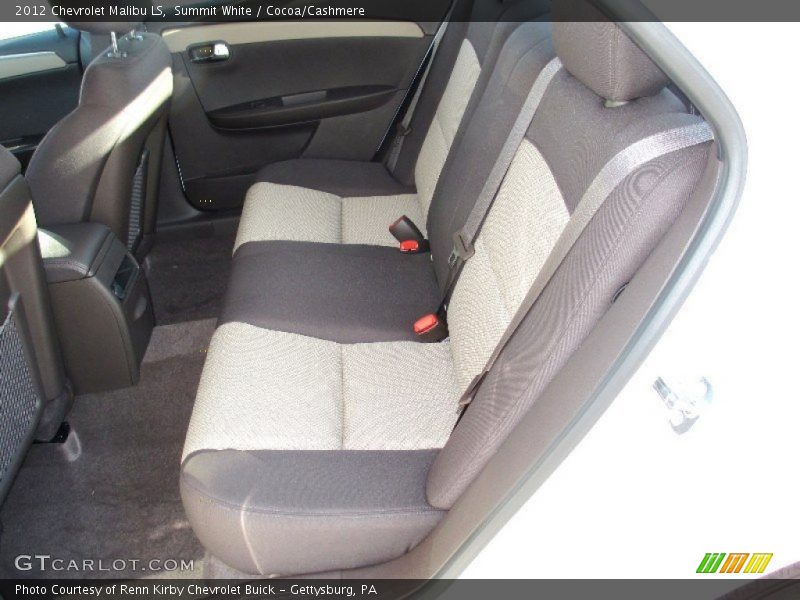 Summit White / Cocoa/Cashmere 2012 Chevrolet Malibu LS