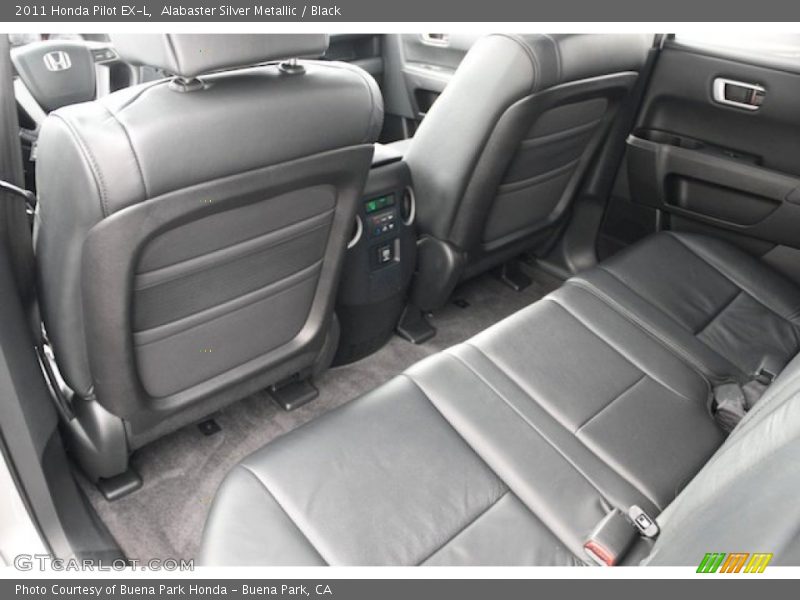 Alabaster Silver Metallic / Black 2011 Honda Pilot EX-L
