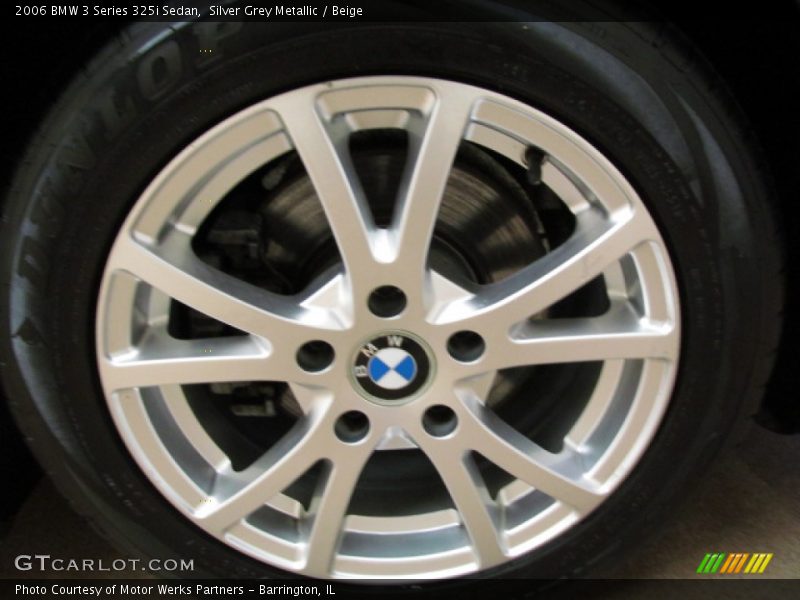 Silver Grey Metallic / Beige 2006 BMW 3 Series 325i Sedan
