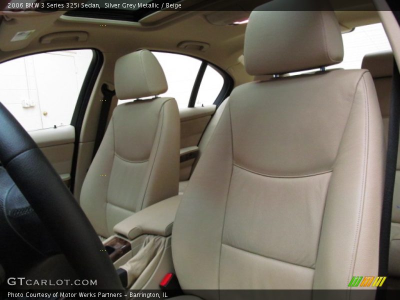 Silver Grey Metallic / Beige 2006 BMW 3 Series 325i Sedan