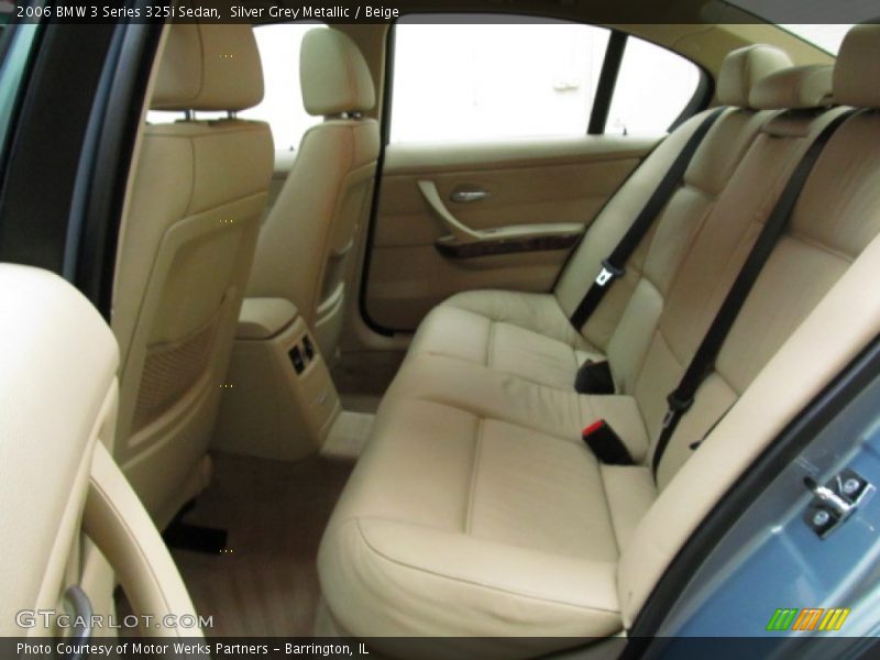 Silver Grey Metallic / Beige 2006 BMW 3 Series 325i Sedan