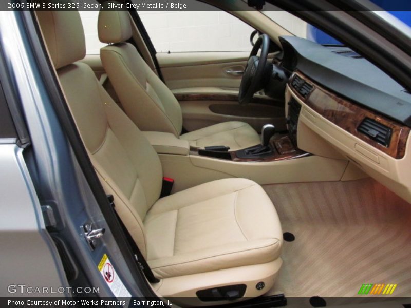 Silver Grey Metallic / Beige 2006 BMW 3 Series 325i Sedan
